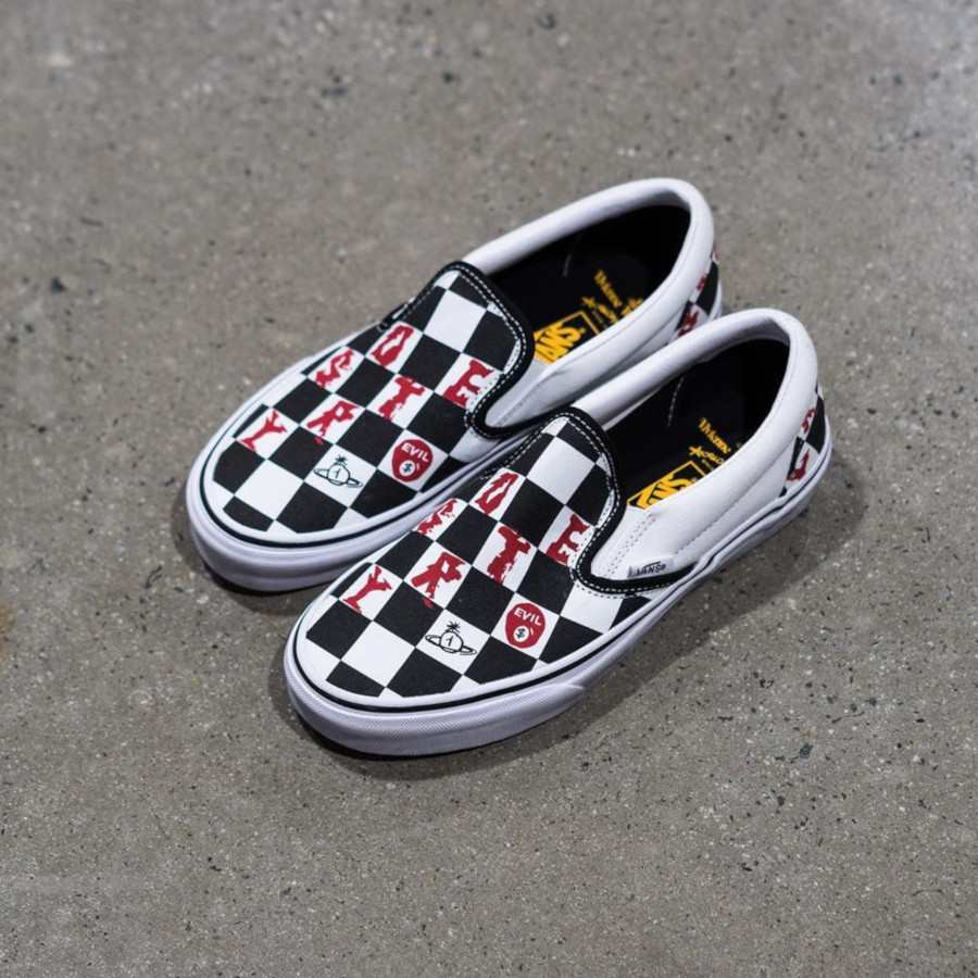 vans damier melanger