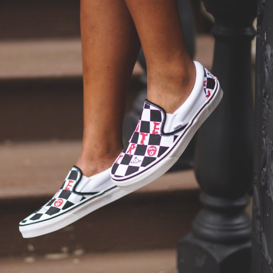 vans damier melanger