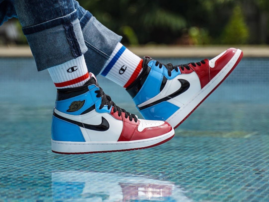 unc to chicago jordan 1 patent leather