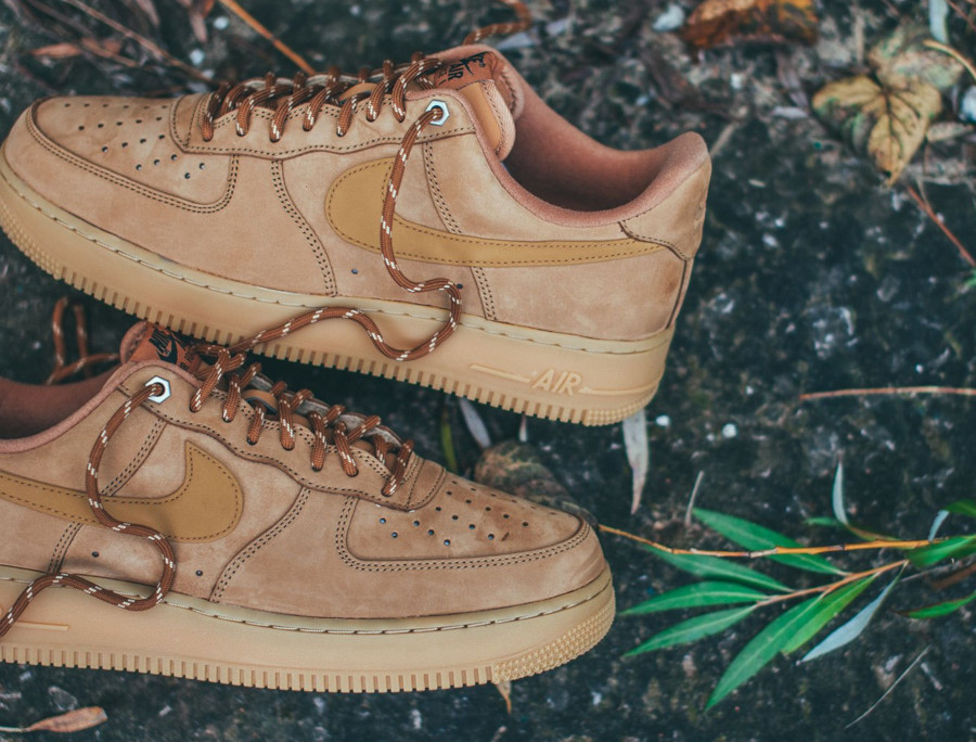 nike air force 1 suede marron