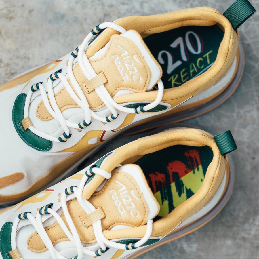 Max 270 React Nike Rouge Jaune Vert Hot Air Max 270 React Jaune Store