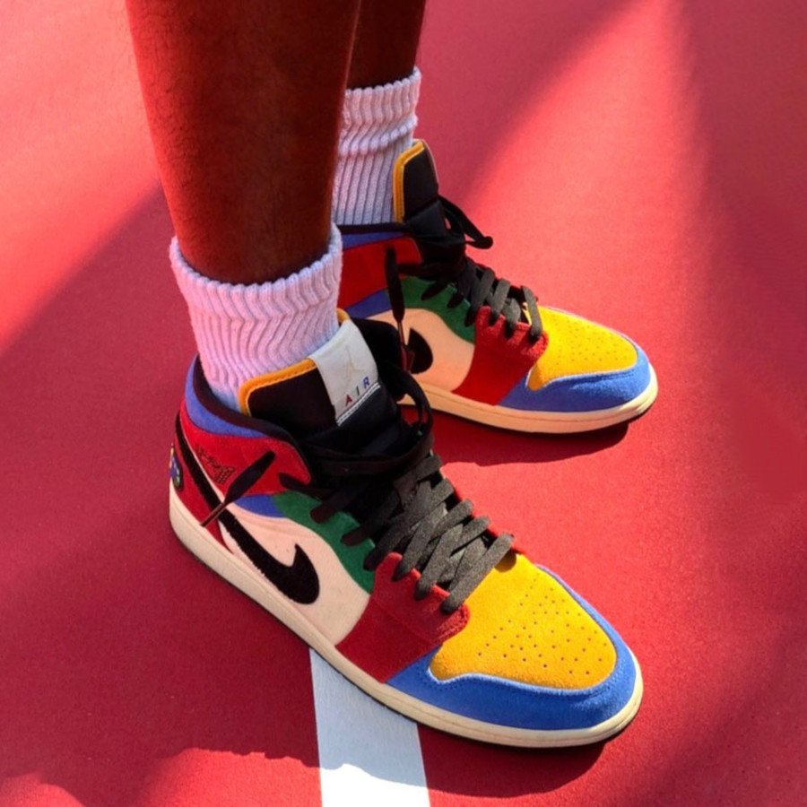 Que vaut la Air Jordan 1 Mid SE BTG Fearless 'Multicolor' CU2805-100 ?