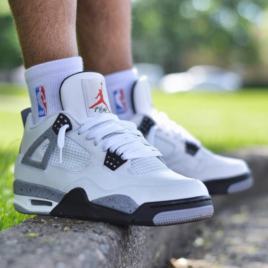 Air Jordan 4 Retro White Cement - @the_monsta