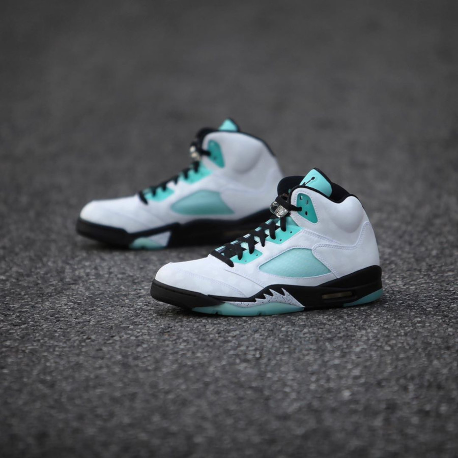 island green jordan 5 release date