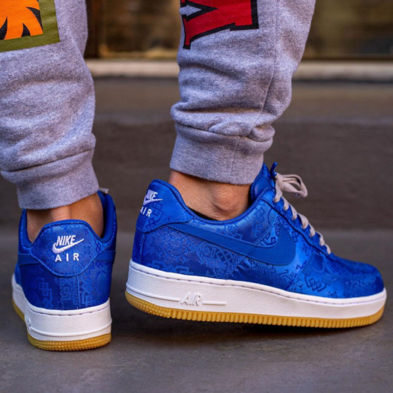 air force 1 blue silk