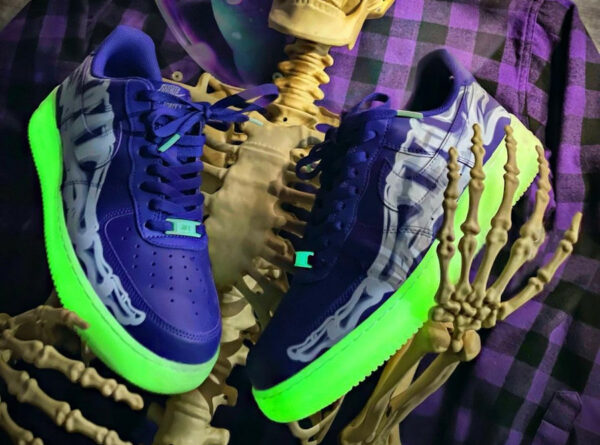 Nike Air Force 1 Low Skeleton Purple @kickzandfitz216 (couv)