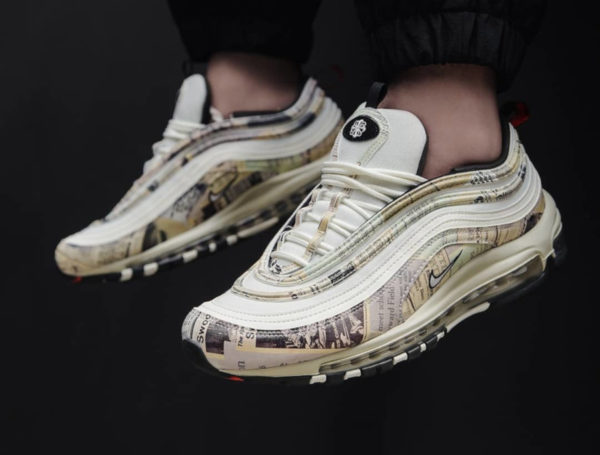 air max 97 newspaper print