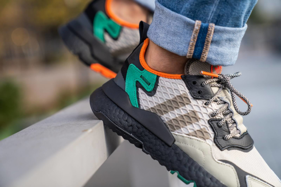 adidas nite jogger vert