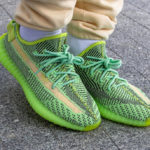 yeezy verte fluo