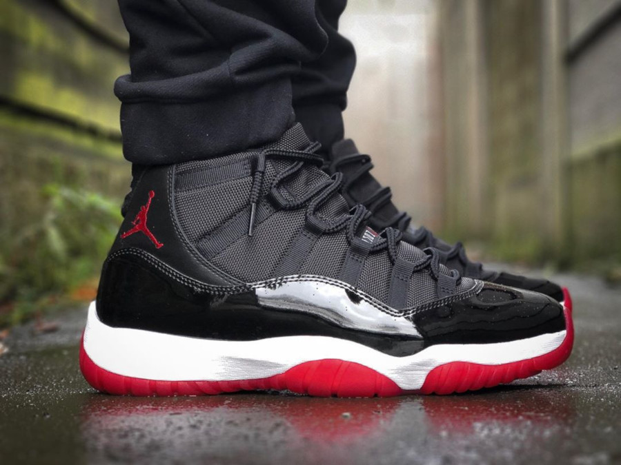 jordan retro 11 noir et rouge