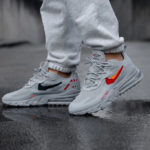 Review Nike Air Max 270 React Safari Neutral Grey University Red