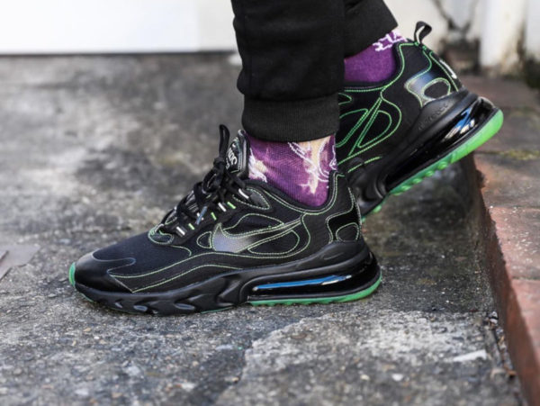 Nike Air Max 270 React SP Black Green CQ6549 600x451