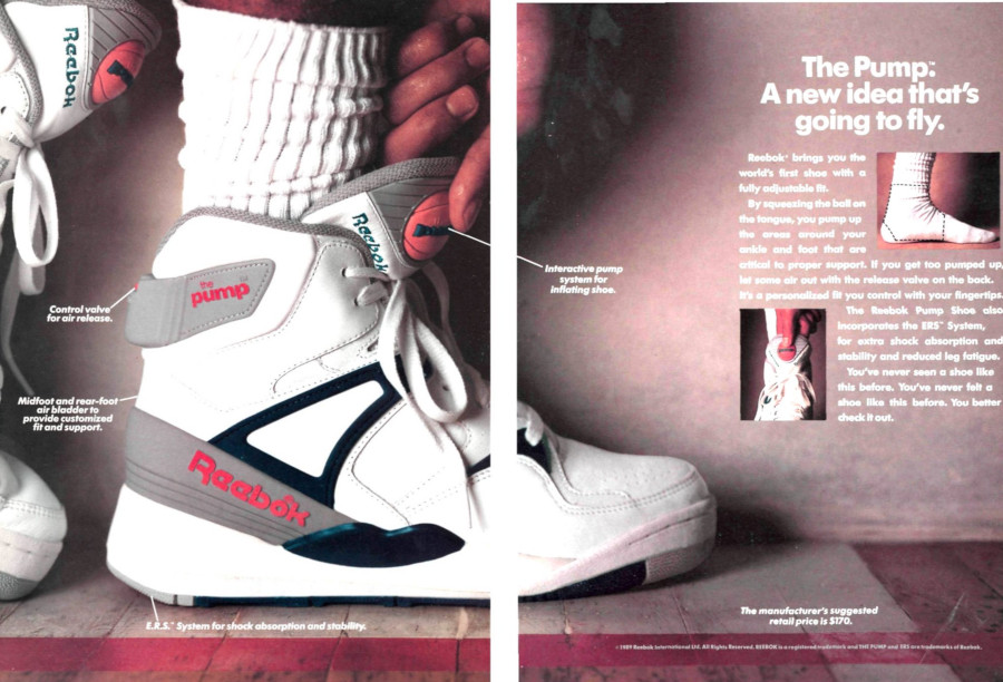 reebok pump original 1989