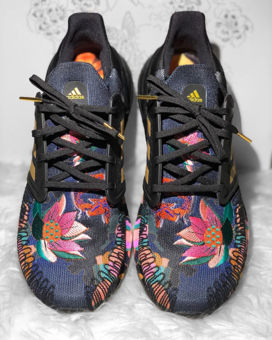 Adidas UltraBoost Chinese New Year Black Gold Floral FW4310