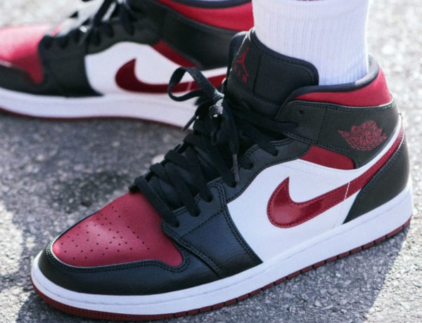 jordan 1 mid bred toe outfit