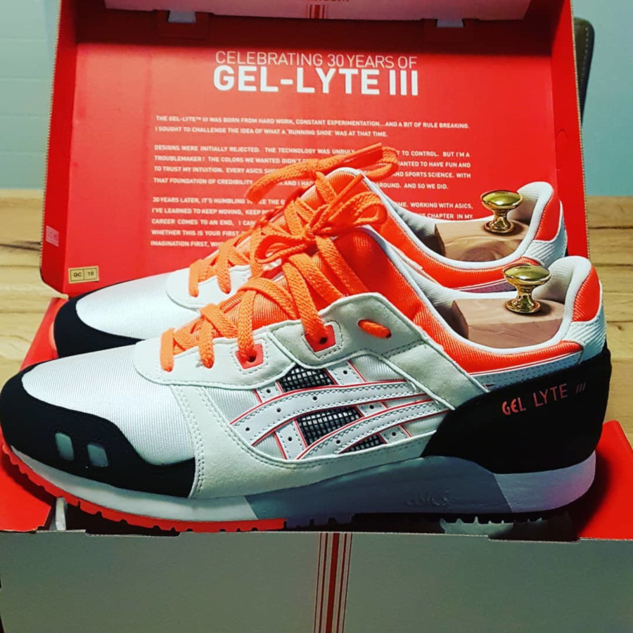 asics gel lyte 1990 orange