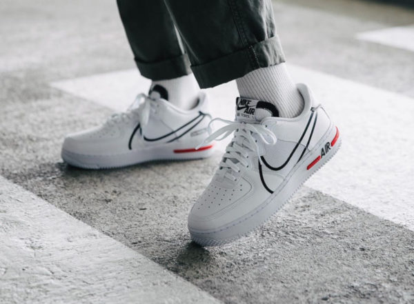 Nike Air Force 1 React DimSix White CD4366-100 (1)