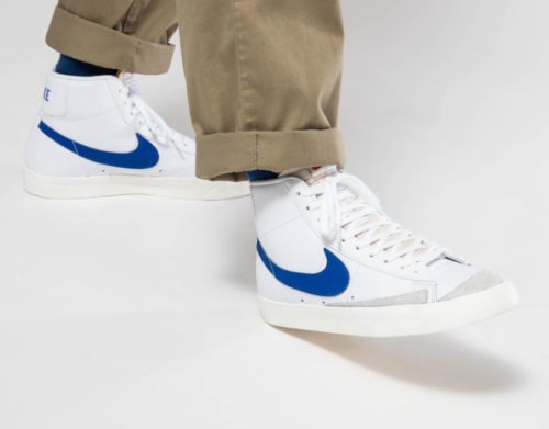 nike blazer mid vintage homme cyan