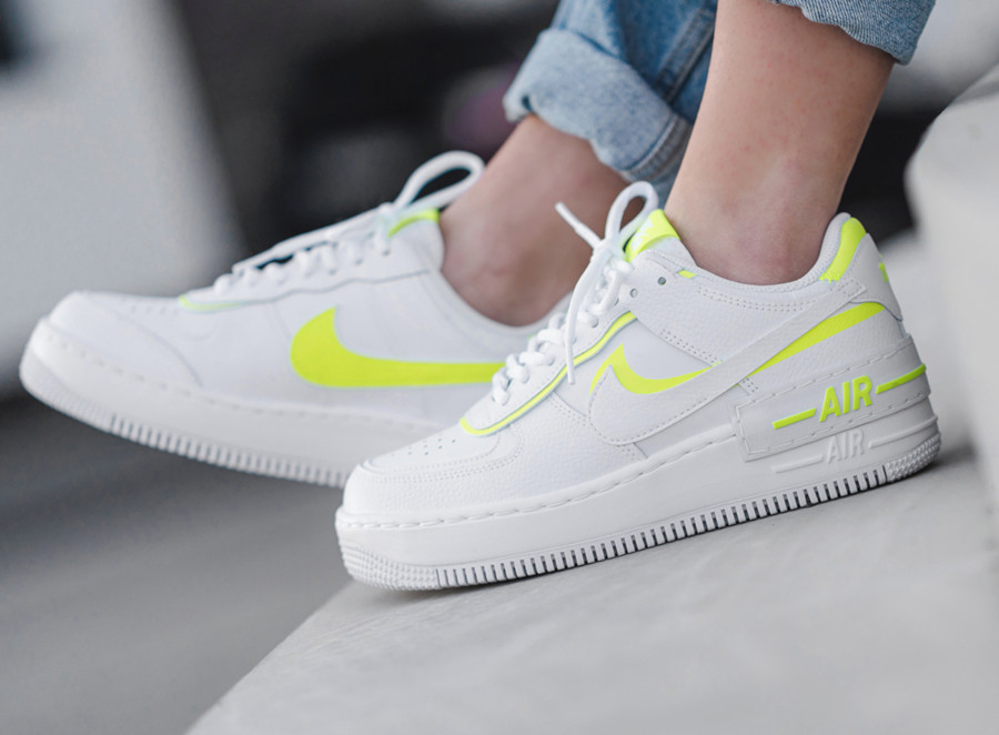 air force 1 shadow trainers white lemon venom