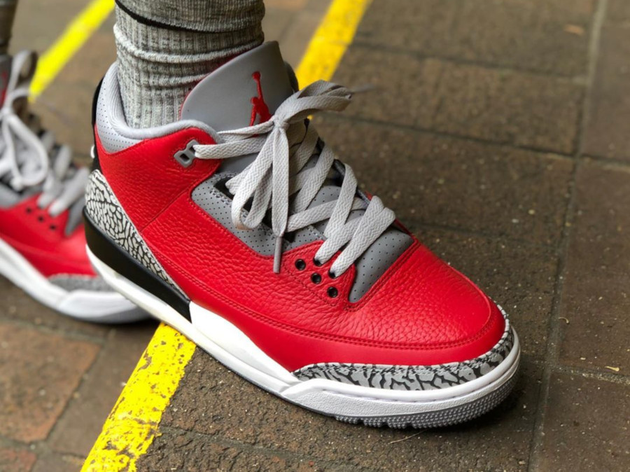 air jordan 3 noir et rouge