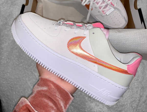 nike air force 1 sage low digital pink