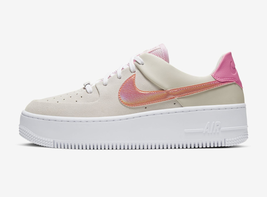 nike air force 1 sage low light bone pink