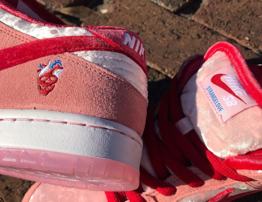 nike sb dunk low homme rose