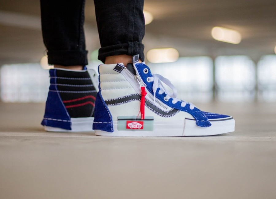 vans sk8 hi reissue blue