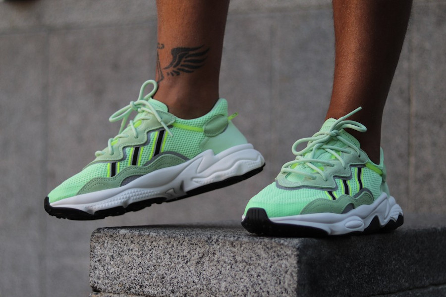 Adidas Ozweego Glow Green EE6466 pas cher