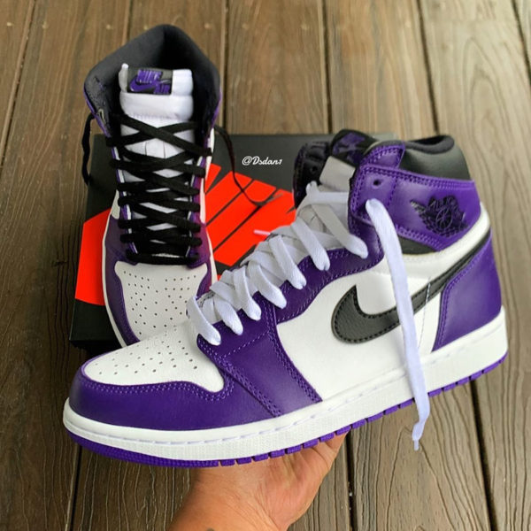 aj1 white court purple