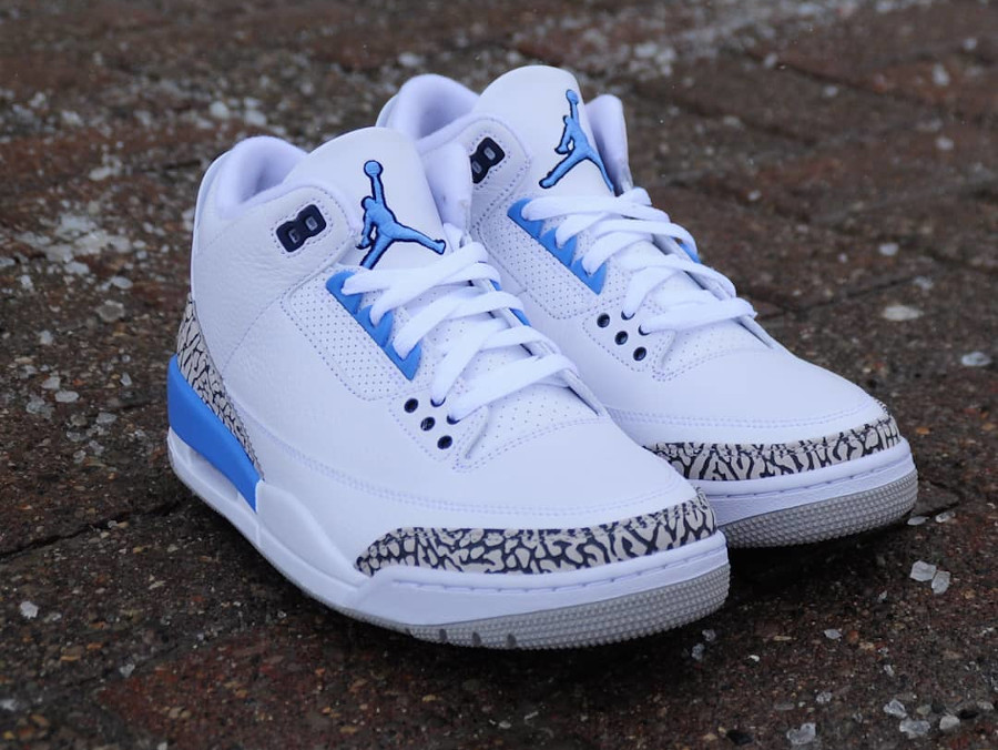 air jordan 3 retro bleu