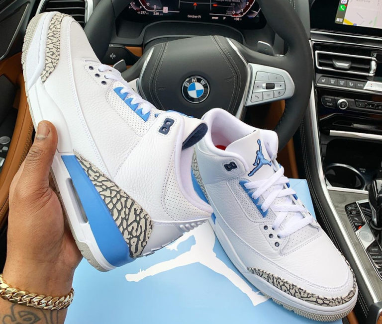 blue 3s jordans 2020