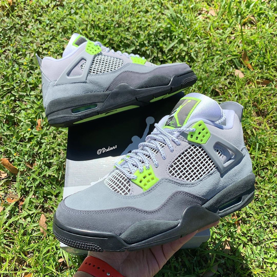 Que vaut la Air Jordan 4 Retro SE 95 Neon Grey Volt CT5342 007