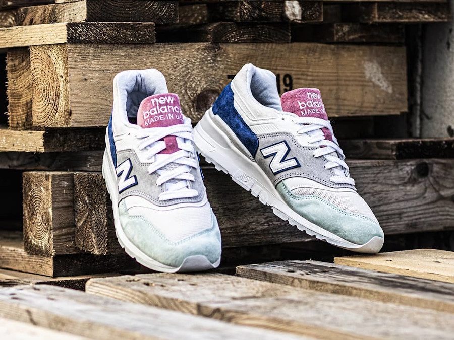 New Balance 997 'Less is More' Grey Green Pink (made in USA) (5)