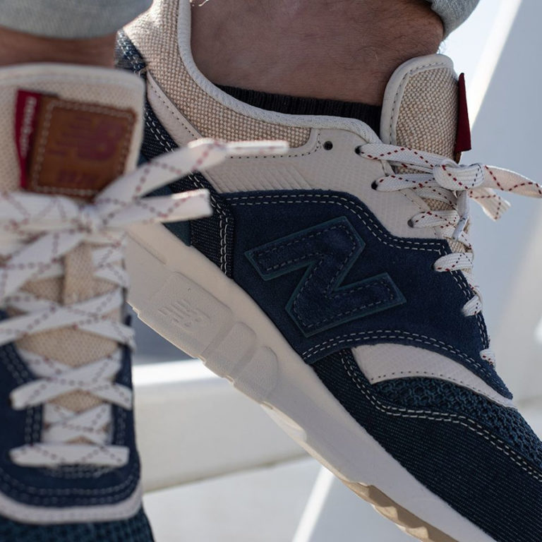 New balance denim sneakers