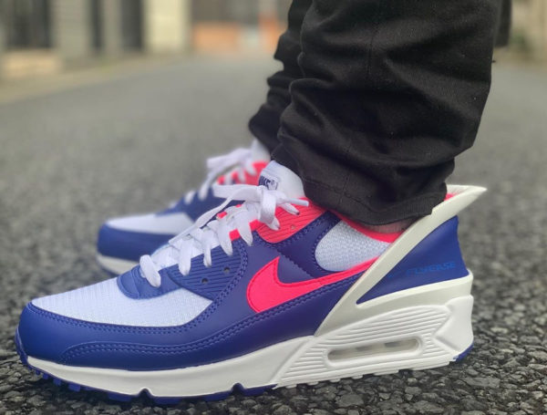 Nike Air Max 90 Flyease Deep Royal Blue Pink CU0814-101