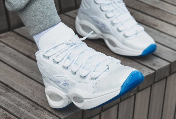 Reebok question mid homme bleu deals
