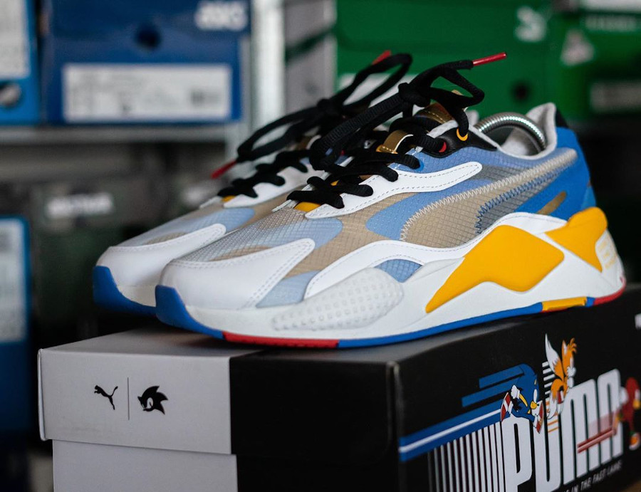 Sega x Puma RS-X³ Color 'Sonic The Hedgehog' White Goldenrod (1)