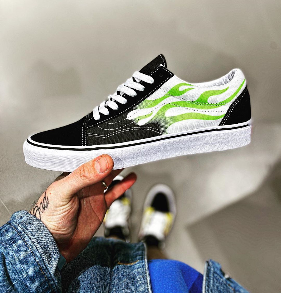 vans old skool fluo