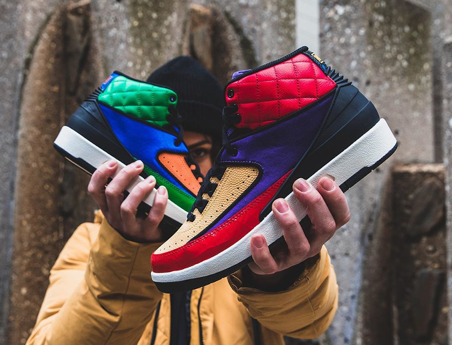 retro jordans colorful