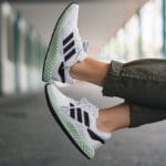 Adidas 4D Run 1.0 Cloud White Core Black Gold Metallic