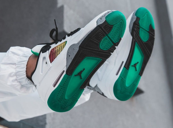 aj4 lucid green