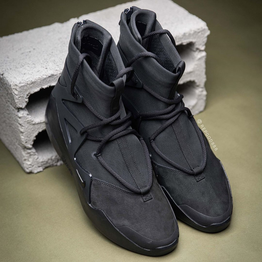 fear of god air 1 triple black