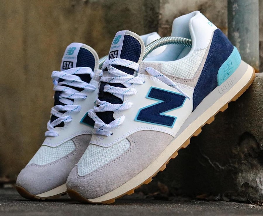 New balance 574 bleu ciel on sale