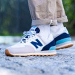New Balance 574 Core Plus 'Rain Cloud Pigment Bali Blue'