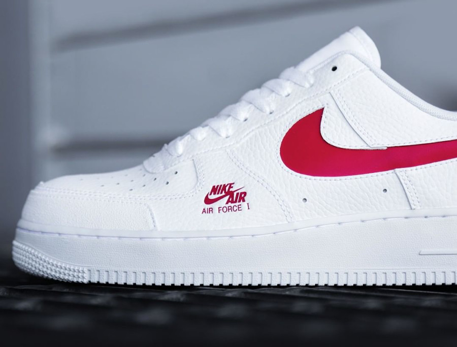 Nike Air Force 1 Low LV8 Utility White University Red (1)