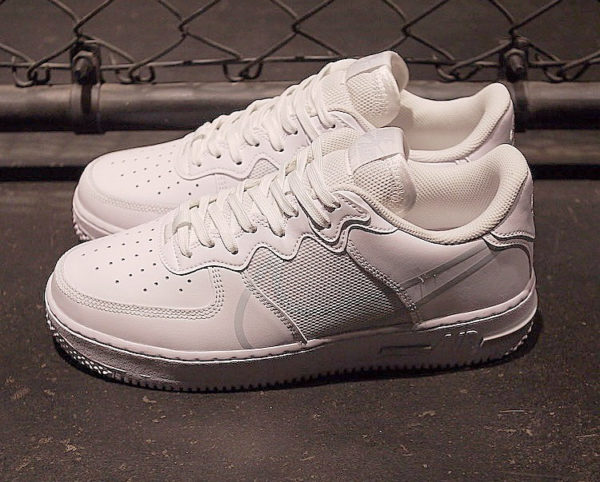 air force 1 react all white