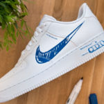 Nike Air Force 1 LV8 Utility 'Sketch Pack' White Racer Blue