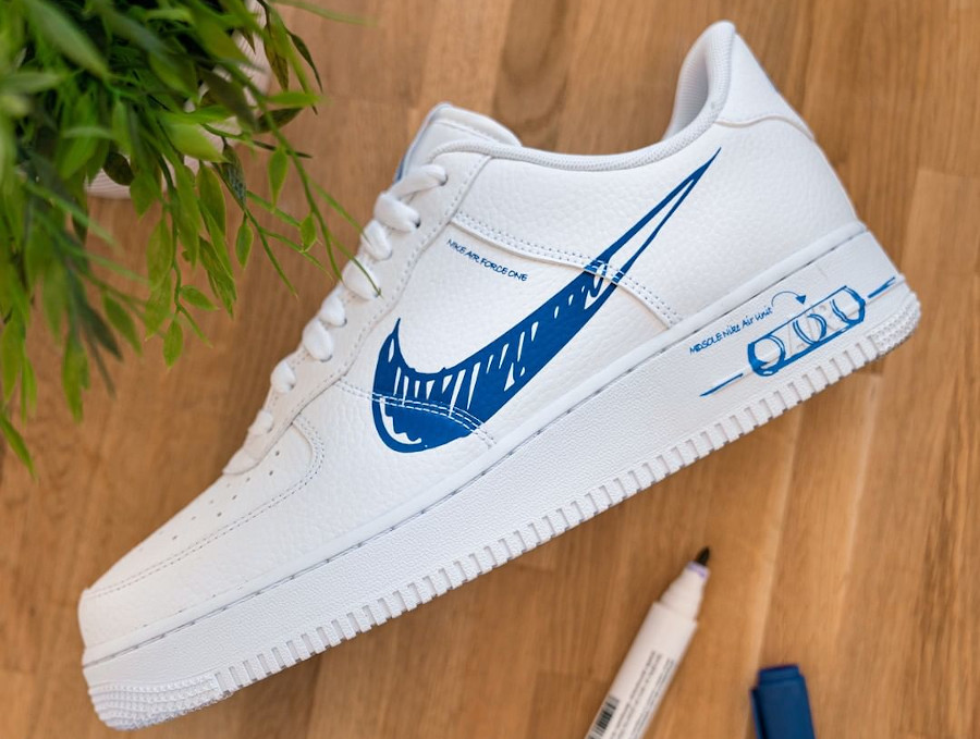 air force 1 lv8 utility blue