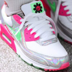 Nike Wmns Air Max 90 LX 'Laser Fuchsia' Leopard Iridescent